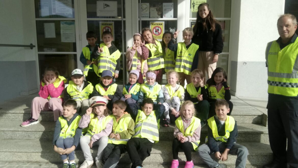 Verkehrserziehung in der 1. Klasse